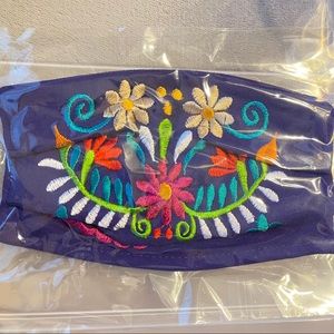 Face mask- Mexican Embroidered 💐